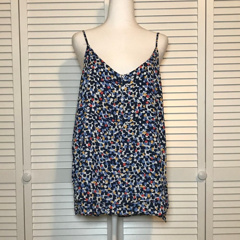 Zac & Rachel Geometric Scoop Sleeveless Blouse L
